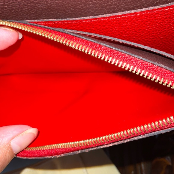 Louis Vuitton  Red Impreinte  wallet - Picture 5 of 7